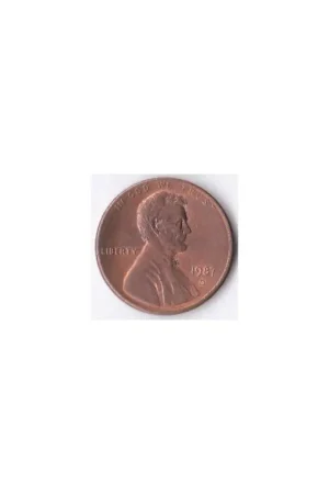 United States of America One Cent 1987 D Zf Wysoka jakość