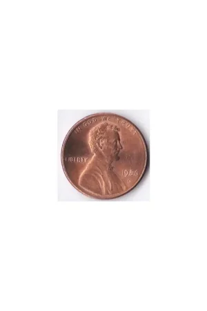 Oryginalny United States of America One Cent 1986 D Zf