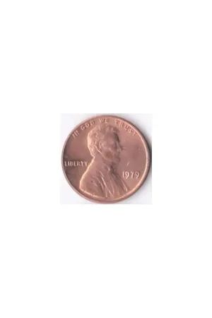 United States of America One Cent 1979 D Zf Autentyczny
