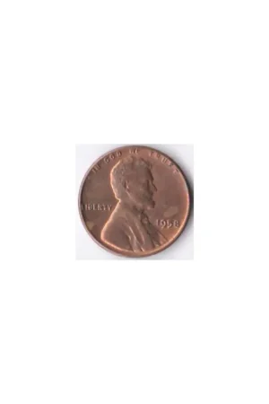 Autentyczny United States of America One cent 1958 Zf