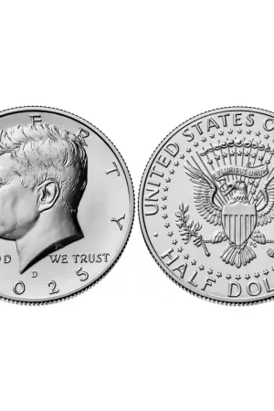 Darmowa dostawa United States of America 2025 ½ Dollar D Unc