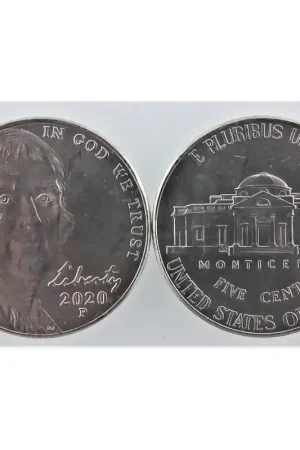 United States of America 2020 P (Philadelphia) 5 Cent Unc Premium