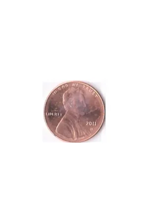 Autentyczny United States of AmericaOne Cent 2011 D Unc