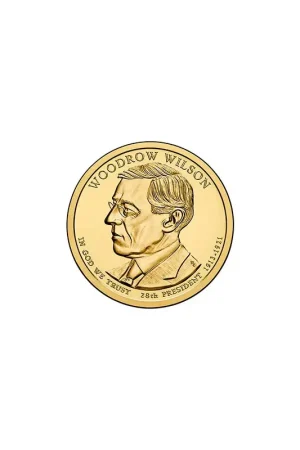 Ekspresowa dostawa U.S.A. 28 th President Dollar 2013 P Woodrow Wilson