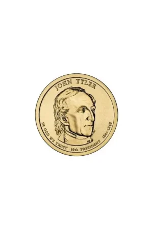 Autentyczny U.S.A. 10th President Dollar 2009 P John Tyler