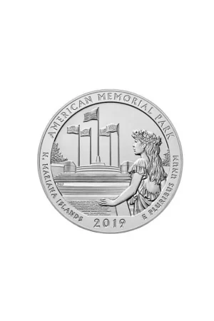 Bezpieczna płatność U.S.A ¼ Dollar American Memorial Park 2019 S UNC