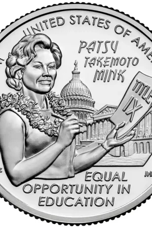 U.S.A ¼ Dollar 'Patsy Takemoto Mink' 2024 D Unc Szybka dostawa