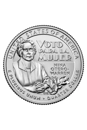 Rabat U.S.A ¼ Dollar 'Nina Otero-Warren' 2022 D Unc