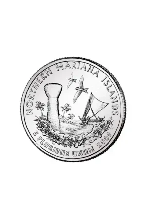 U.S.A ¼ Dollar Northern Mariana Islands 2009 D UNC Oryginalny