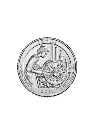 U.S.A ¼ Dollar Lowell 2019 P UNC Zamów teraz