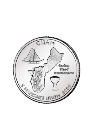 Szybka dostawa U.S.A ¼ Dollar Guam 2009 P UNC