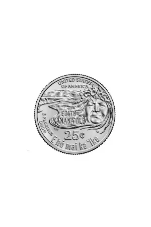 U.S.A ¼ Dollar 'Edith Kanaka'Ole' 2023 D Unc Ekspresowa dostawa