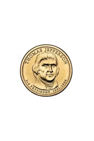 Bezpieczna płatność U.S.A 3th President Dollar 2007 D Thomas Jefferson