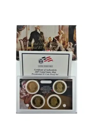 Proofset United States of America 2007 President Dollar set* Szybka dostawa
