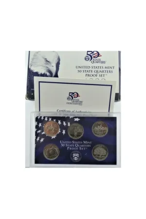 Rabat Proofset United States of America 1999 Quarter Dollar set*