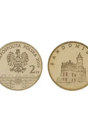 Wyprzedaż Polen 2006 2 Zlote Sandomierz Unc