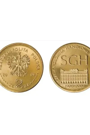 Darmowa dostawa Polen 2006 2 Zlote Han School in Warschau Unc