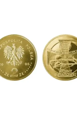 Popularny Polen 2005 2 Zlote 60 jaar vrede Unc