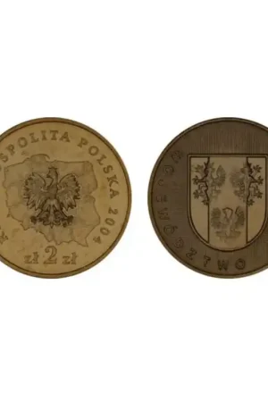 Polen 2004 2 Zlote Wapen Lodzkie Unc Oryginalny