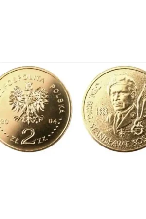 Niska cena Polen 2004 2 Zlote Stanislaw Sosahowski Unc