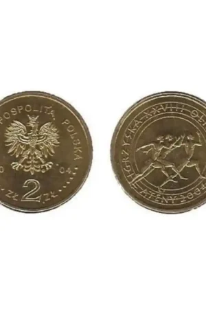 Wysoka jakość Polen 2004 2 Zlote Olympics in Athene Unc