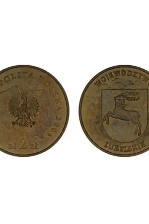 Wyprzedaż Polen 2004 2 Zlote Lubelskie Unc