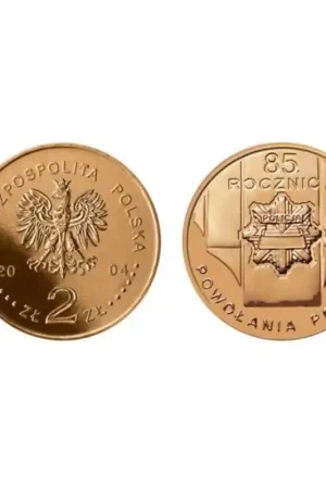 Polen 2004 2 Zlote 85 jaar Politie Unc Nowość