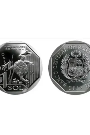 Peru 2019 1 Sol Unc 'Kikker' Rabat