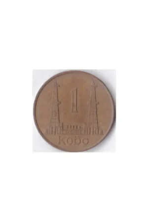 Wysoka jakość Nigeria 1 Kobo 1973
