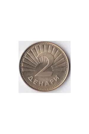 Macedonië 2 Denari 1993 Nowość