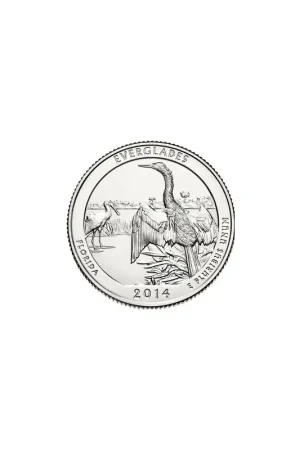 Szybka dostawa KM ??? U.S.A ¼ Dollar Everglades 2014 S UNC
