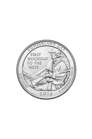 KM ??? U.S.A ¼ Dollar Cumberland Gap 2016 S UNC Tylko dziś