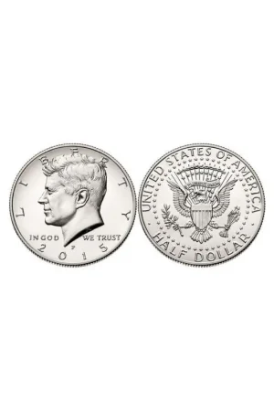 Nowość KM ??? U.S.A. ½ Dollar 2015 D UNC