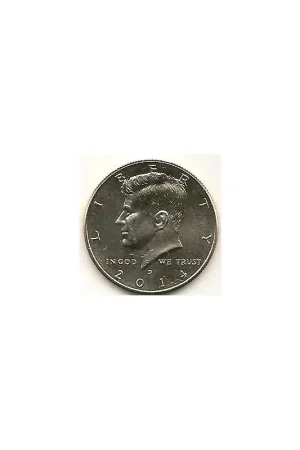 Autentyczny KM ??? U.S.A. ½ Dollar 2014 D UNC