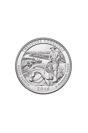 KM ??? U.S.A ¼ Dollar Theodore Roosevelt 2016 P UNC Oferta