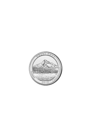 Nowość KM 473 U.S.A ¼ Dollar Mount Hood 2010 D UNC