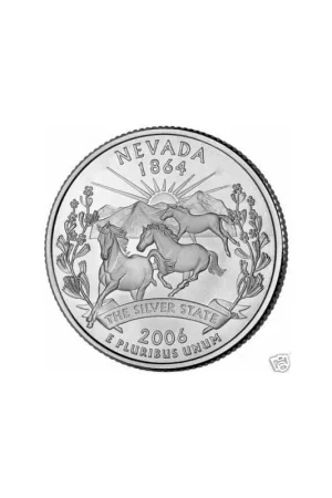 Najlepsza cena KM 382 U.S.A ¼ Dollar Nevada 2006 P UNC