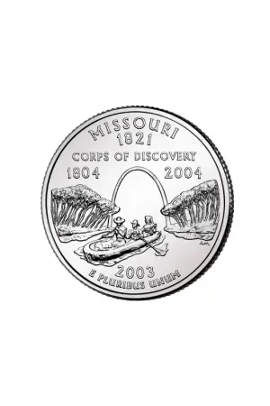 KM 346 U.S.A ¼ Dollar Missouri 2003 D UNC Kup teraz