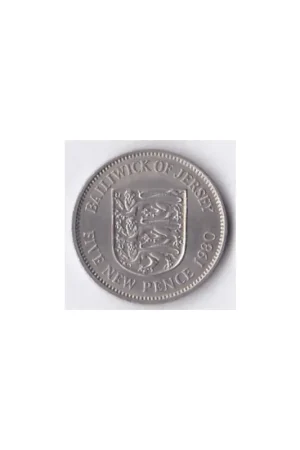 Jersey 5 New Pence 1980 Kup teraz