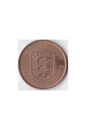 Bezpieczna płatność Jersey 2 New Pence 1975