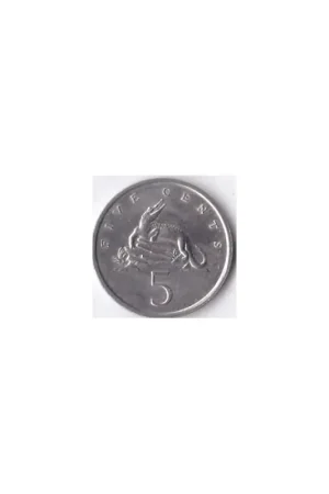 Jamaica 5 cents 1986 Wysoka jakość