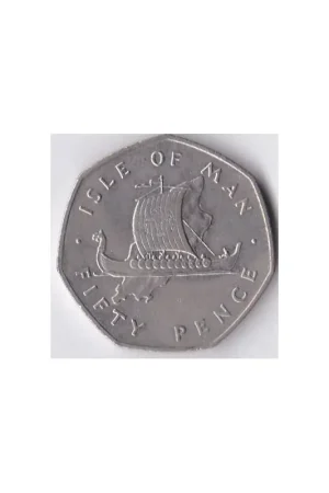 Isle of Man 50 Pence 1976 Niska cena