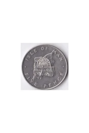 Popularny Isle of Man 5 Pence1976