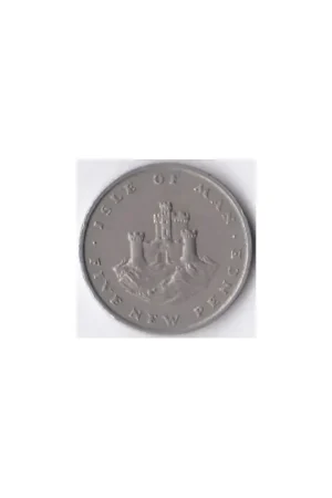 Zwrot pieniędzy Isle of Man 5 New Pence 1975