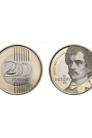 Nowość Hongarije 2023 200 Forint 'Petofi Sandor' Unc