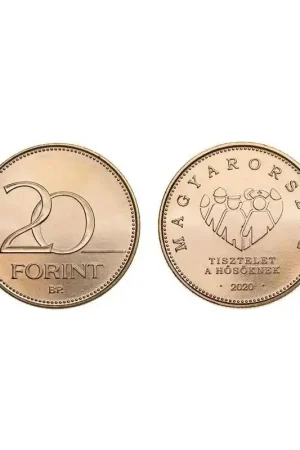 Hongarije 2020 20 Forint Unc 'Respect for heroes' Oferta limitowana