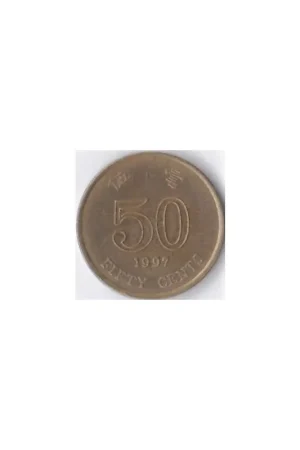 Hong Kong 50 Cents 1997 Fr Nowość