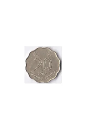 Hong Kong 20 Cents 1998 Pr Ostatnia szansa