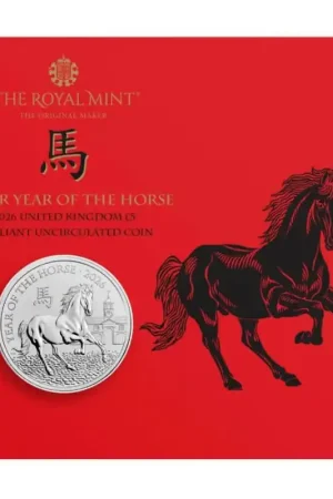Zamów teraz Groot Brittannië 2026 5 Pounds 'Year of the Horse' Bu