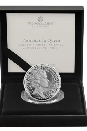 Groot Brittannië 2026 5 pounds 'Portraits of Queen Elizabeth II-Raphael Maklouf' Zilver proof Promocja